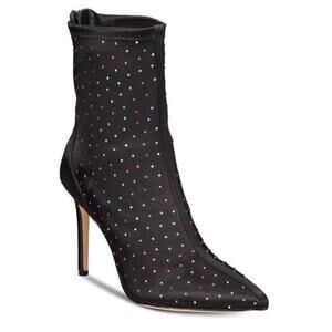 Badgley Mischka Margot Jeweled Booties 7.5
